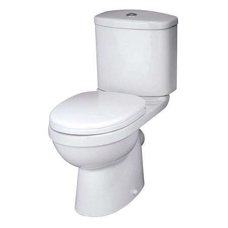 Nuie Ivo Toilet Pan, Seat & Cistern (1 size, White) - Brand New Bathrooms