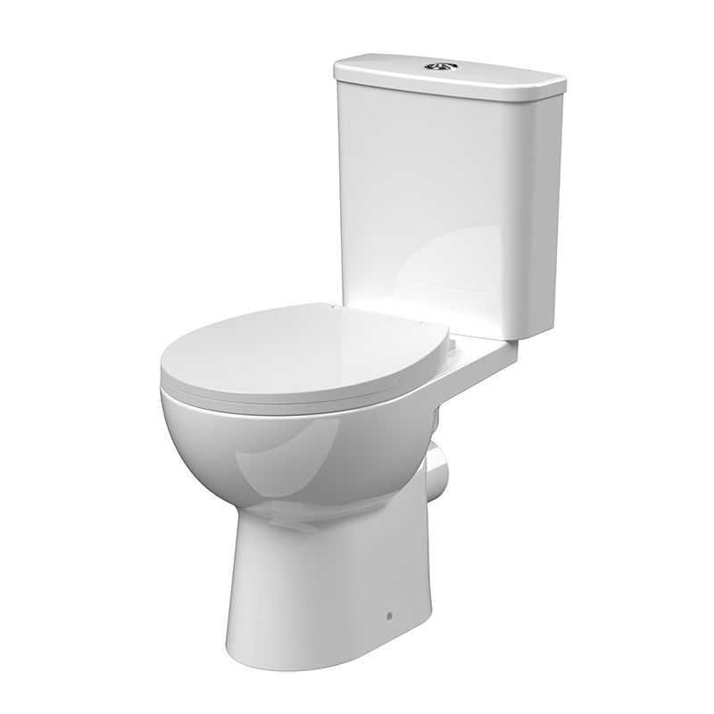 Nuie Fantine Rimless Toilet Pan, Cistern & Seat Pack (1 size, White) - Brand New Bathrooms