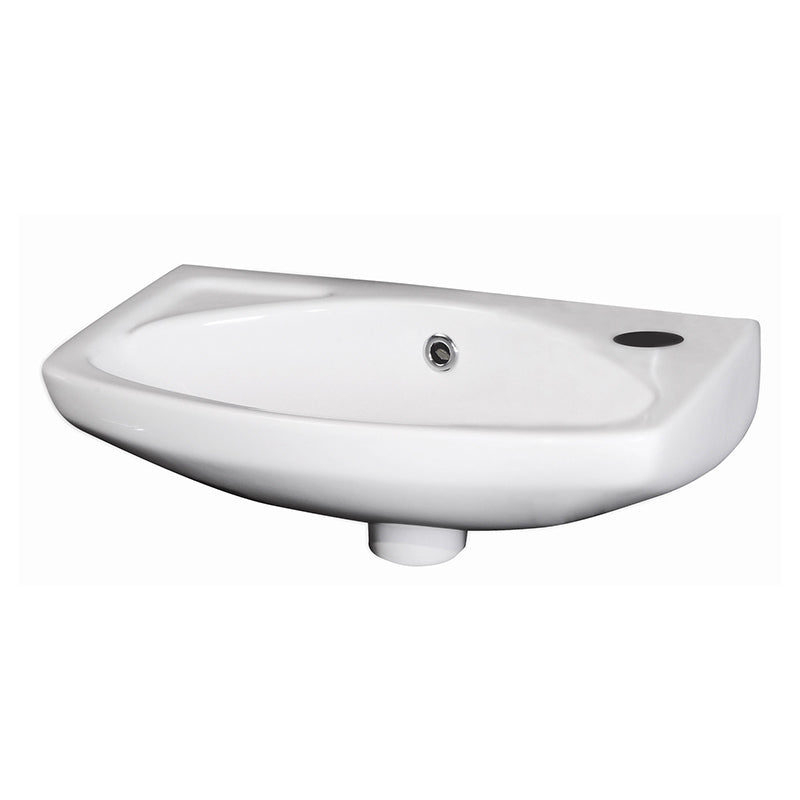 Nuie Melbourne Wall Hung Basin (2 sizes, White) - Brand New Bathrooms