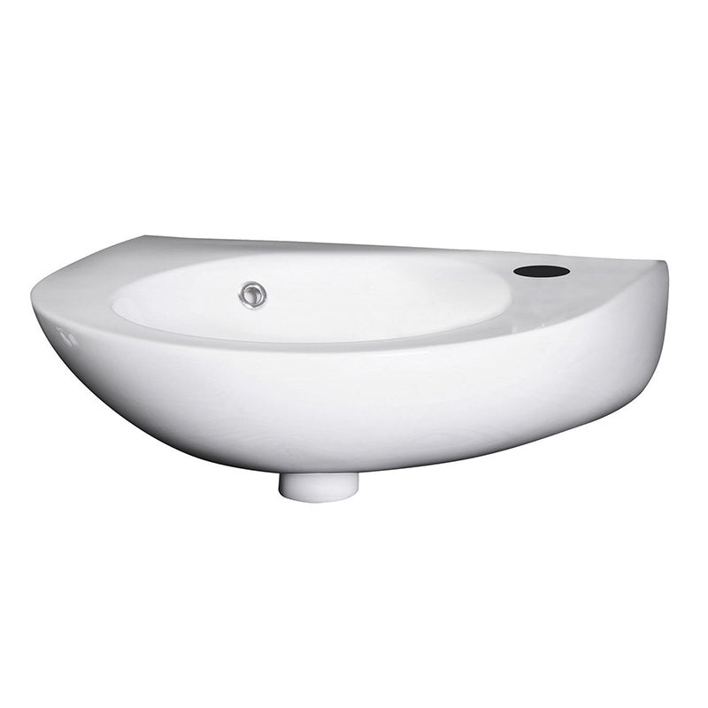 Nuie Melbourne Wall Hung Basin (2 sizes, White) - Brand New Bathrooms
