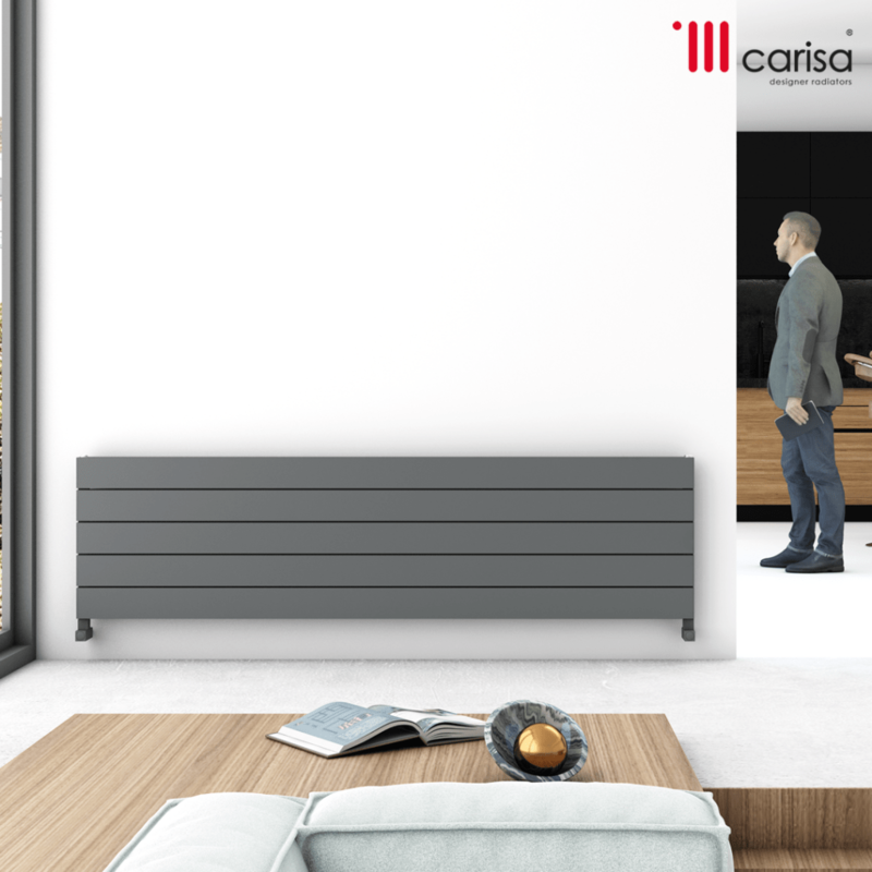 Carisa Nemo XL Double Aluminium Radiator (8 sizes, 3 colours) | Brand ...