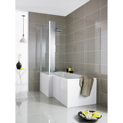 Nuie Shower Bath End Panel (2 sizes, White) - Brandnew Bathroom