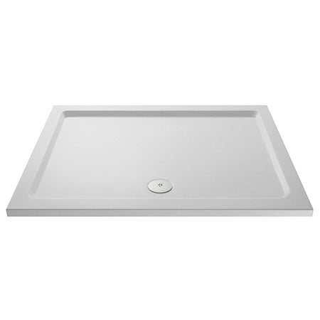 Nuie Slip Resistant Rectangular Slimline Shower Tray (7 sizes, White) - Brandnew Bathroom