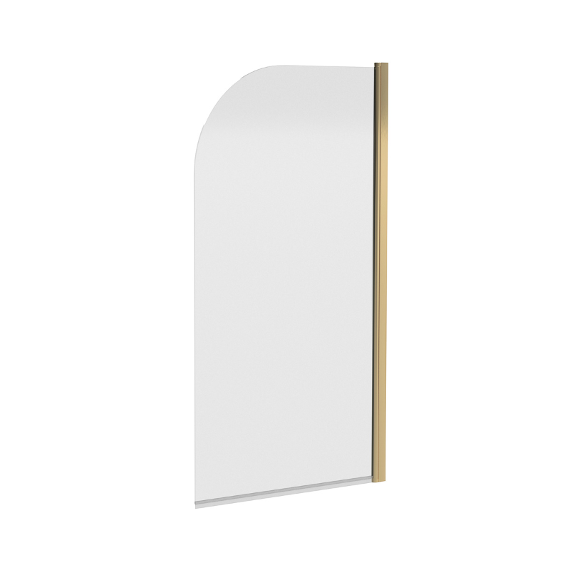Nuie Round Screens Round Bath Screen (1 size, Brushed Brass) - Brandnew Bathroom