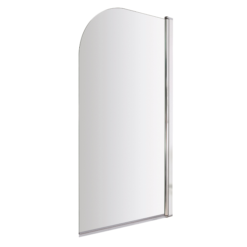 Nuie Round Bath Screen (2 sizes, Chrome) - Brandnew Bathroom