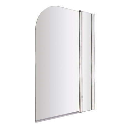 Nuie Round Bath Screen (2 sizes, Chrome) - Brandnew Bathroom