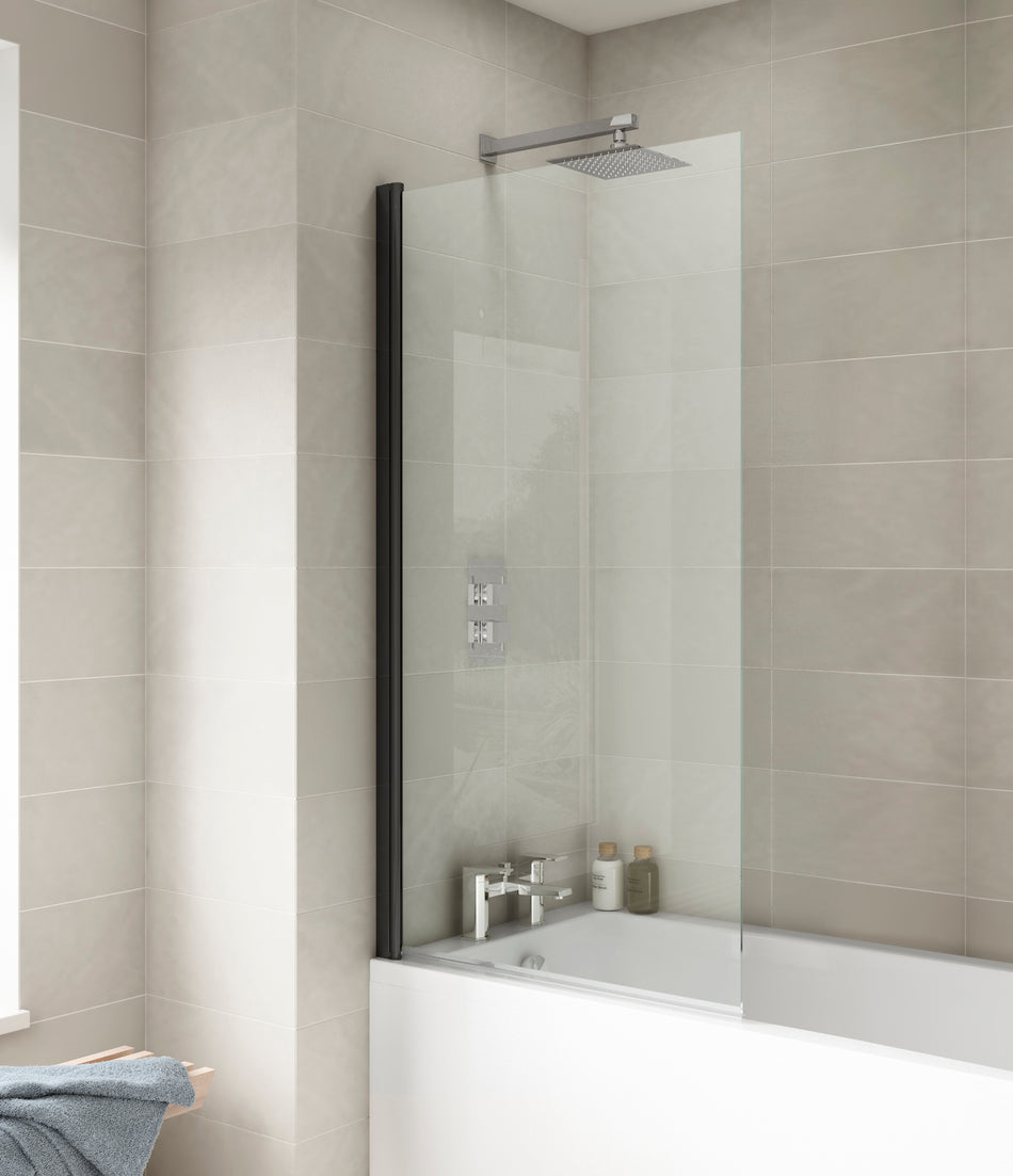 Brand New Bathrooms - Nuie Bath Screen (2 Style, Black)