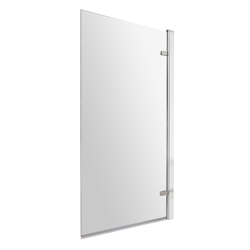 Brand New Bathrooms - Nuie Square Hinged Bath Screen (3 style, 3colours)