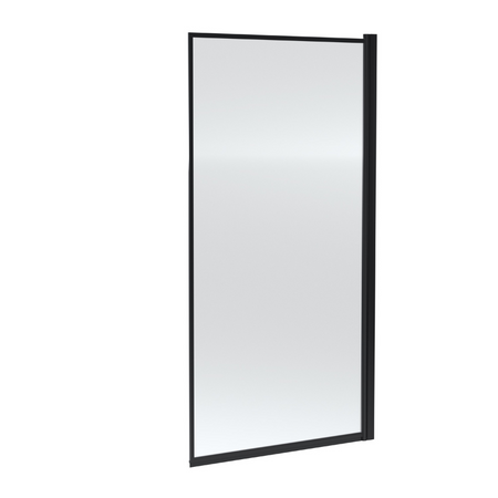 Brand New Bathrooms - Nuie Black Framed Bath Screen (2 style, Black)