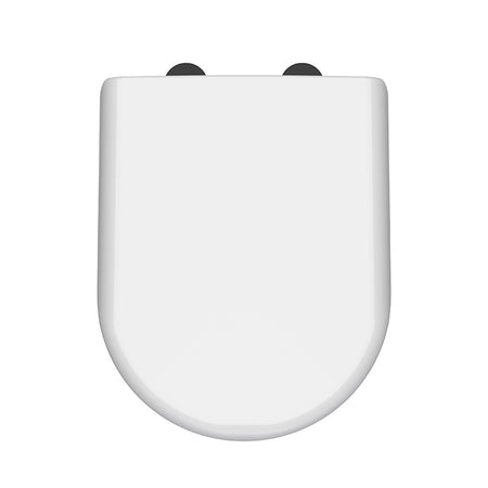Nuie D Shaped Soft Close Toilet Seat (1 size, 2 colours) - Brand New Bathrooms