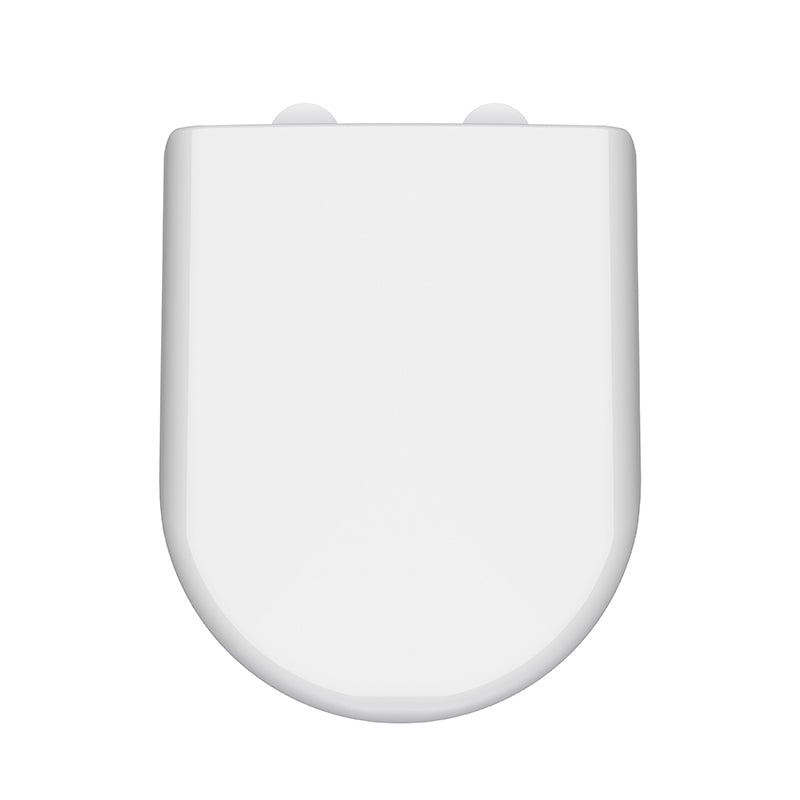 Nuie D Shaped Soft Close Toilet Seat (1 size, 2 colours) - Brand New Bathrooms