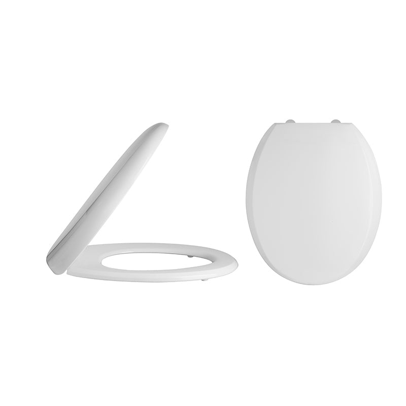 Nuie Luxury Top Fix Soft Close Toilet Seat (1 size, White) - Brand New Bathrooms