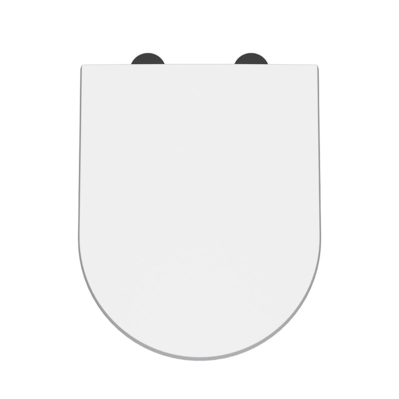 Nuie D Shaped Soft Close Toilet Seat (1 size, 2 colours) - Brand New Bathrooms