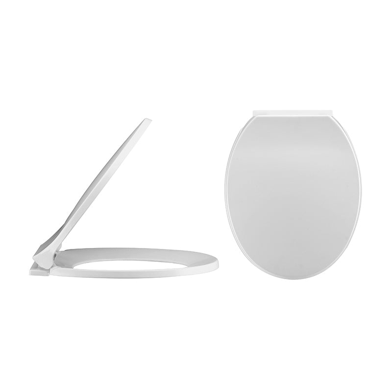 Nuie Soft Close Bottom Fix Toilet Seat (1 size, White) - Brand New Bathrooms