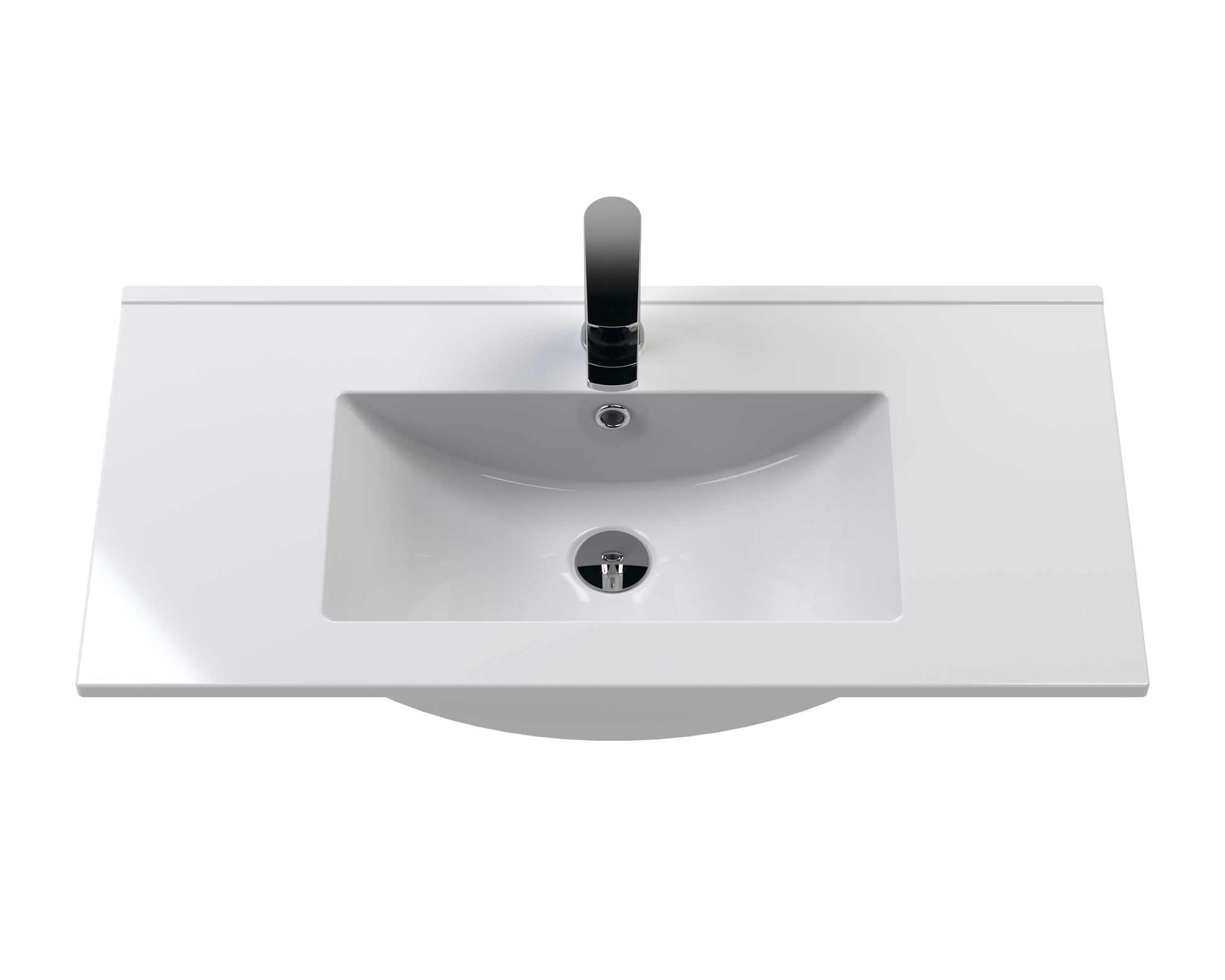 Hudson Reed Urban Wall Hung Double Drawer 800mm Unit & Minimalist Ceramic Basin (1 size, 5 colours) - Brand New Bathrooms