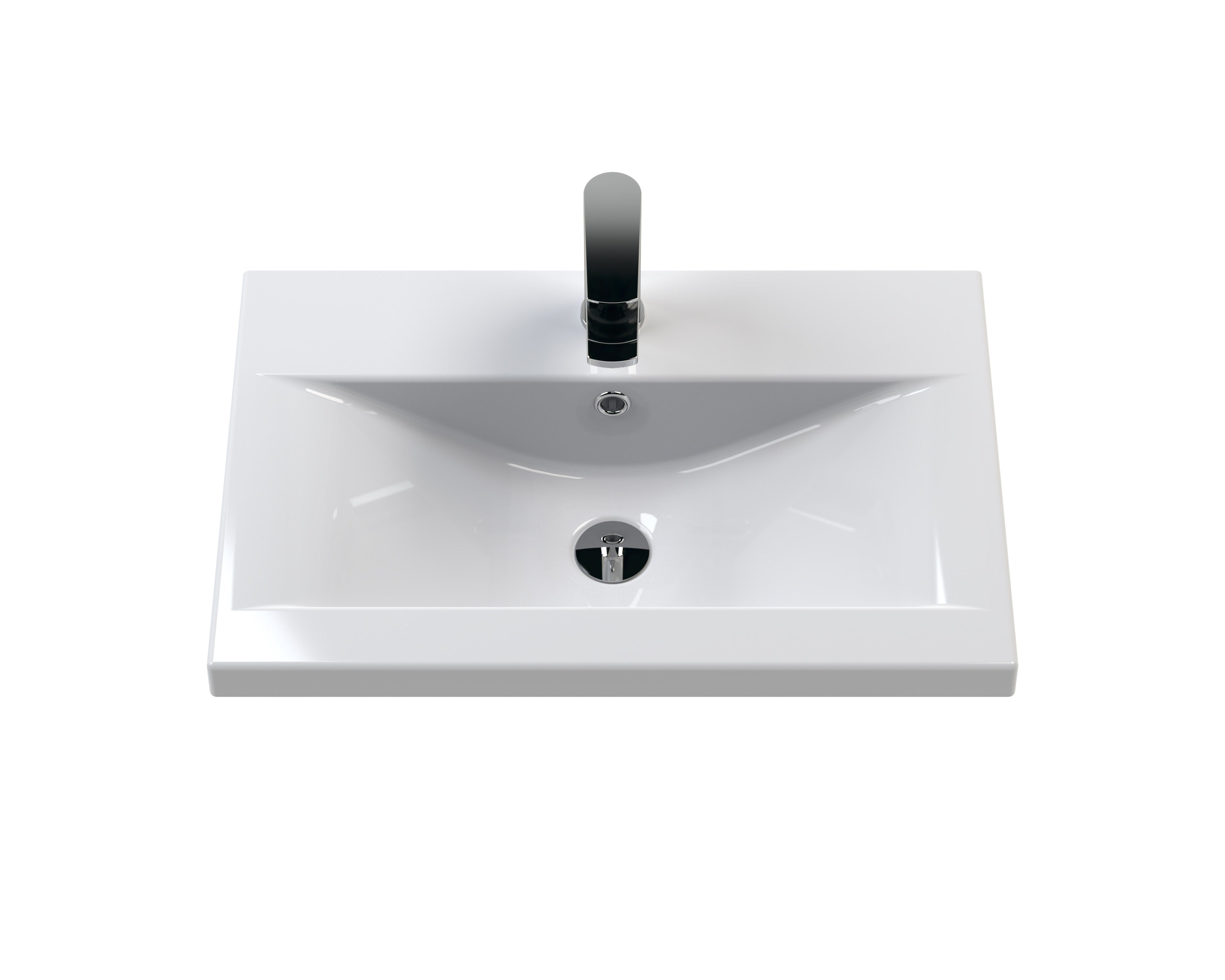 Hudson Reed Urban Floor Standing Double Door/Single Drawer 500mm Unit and Mid-Edge Basin (1 size, 5 colours) - Brand New Bathrooms