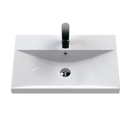 Hudson Reed Juno Floor Standing Double Door 600mm Vanity & Thin-Edge 1 Tap Hole Basin (1 size, 3 colours) - Brand New Bathrooms
