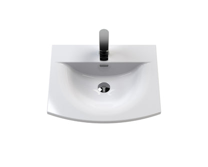 Hudson Reed Urban Floor Standing Double Door 500mm Vanity Unit & Curved Ceramic Basin (1 size, 5 colours) - Brand New Bathrooms