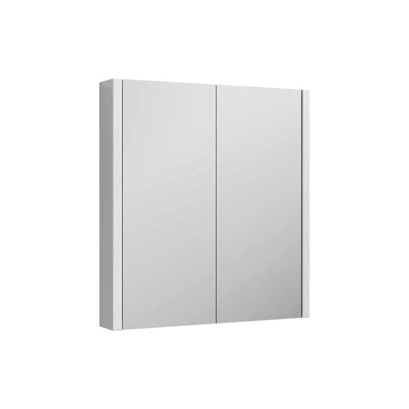 Nuie Parade Eden Wall Hung 2 Door Mirror Cabinet (1 size, Gloss White) - Brand New Bathrooms