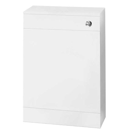 Nuie Mayford Floor Standing Slim WC Unit Including Concealed Cistern (1 size, Gloss White) - Brand New Bathrooms
