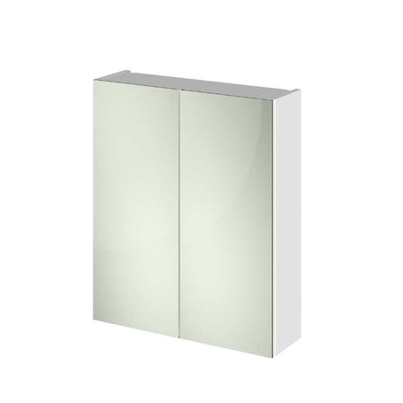 Nuie Athena Fusion Fitted Wall Hung 2 Door Mirror Unit (1 size, Gloss White) - Brand New Bathrooms