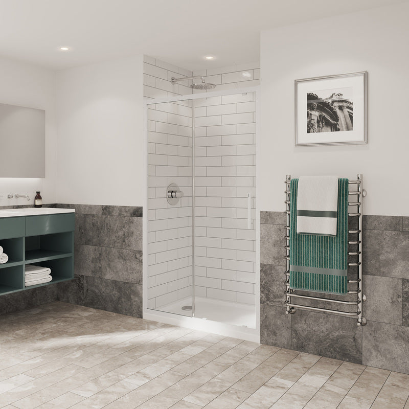 Coram Showers Optima 6 Sliding Shower Door (4 sizes, 4 colours) - Brand New Bathrooms