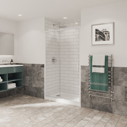 Coram Showers Optima 6 Sliding Shower Door (4 sizes, 4 colours) - Brand New Bathrooms