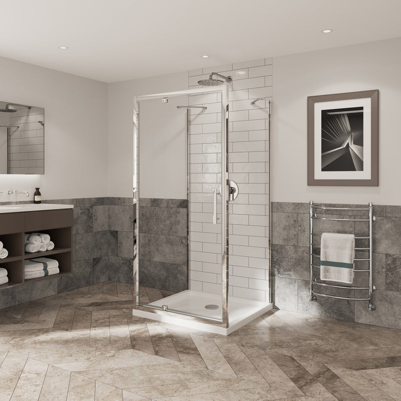 Coram Showers Optima 6 Side Panel (5 sizes, 4 colours) - Brand New Bathrooms