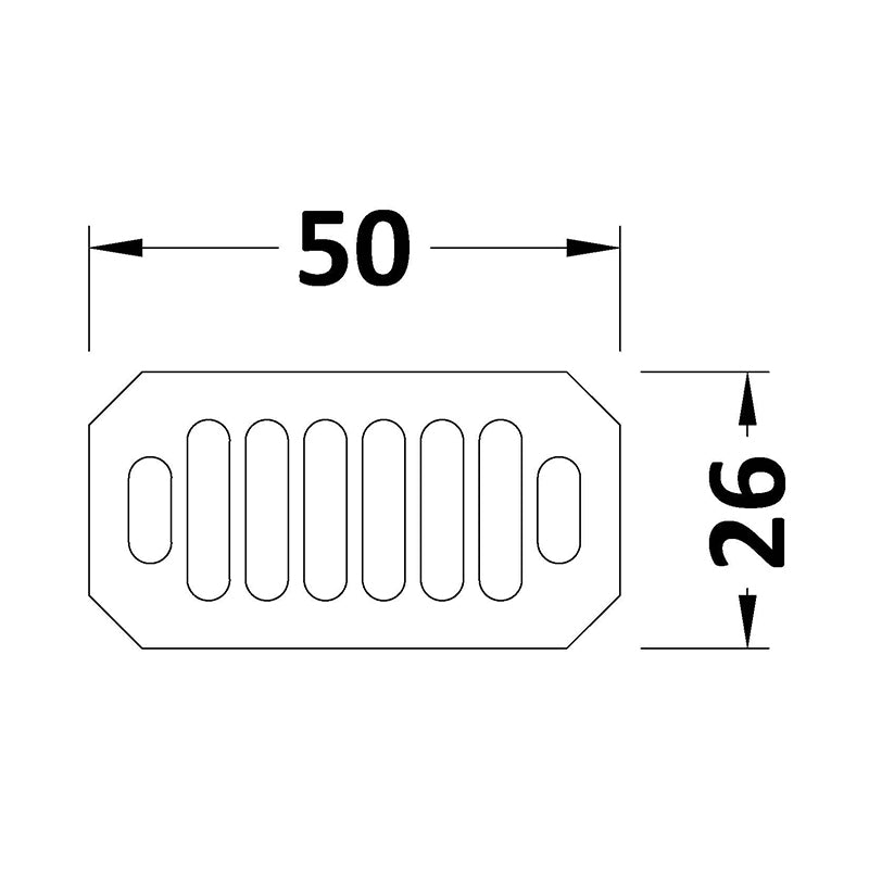 Nuie Carlton Overflow Cover (1 size, 3 colours) - Brand New Bathrooms