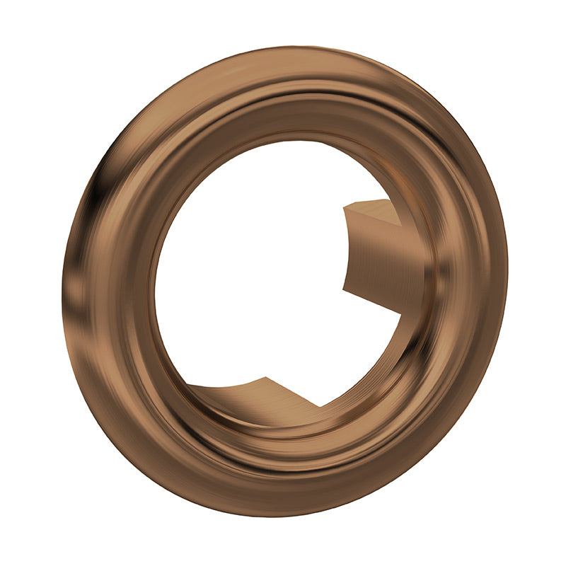 Nuie Overflow Cover (Brushed Bronze, 2 styles) - Brandnew Bathroom