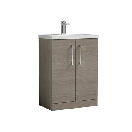 Nuie Arno Floor Standing 2-Door Vanity & Ceramic Basin (2 sizes, 8 colours) - Brand New Bathrooms