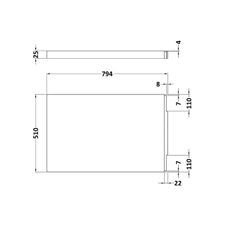 Nuie Acrylic Front & End Panels (6 sizes, White) - Brandnew Bathroom