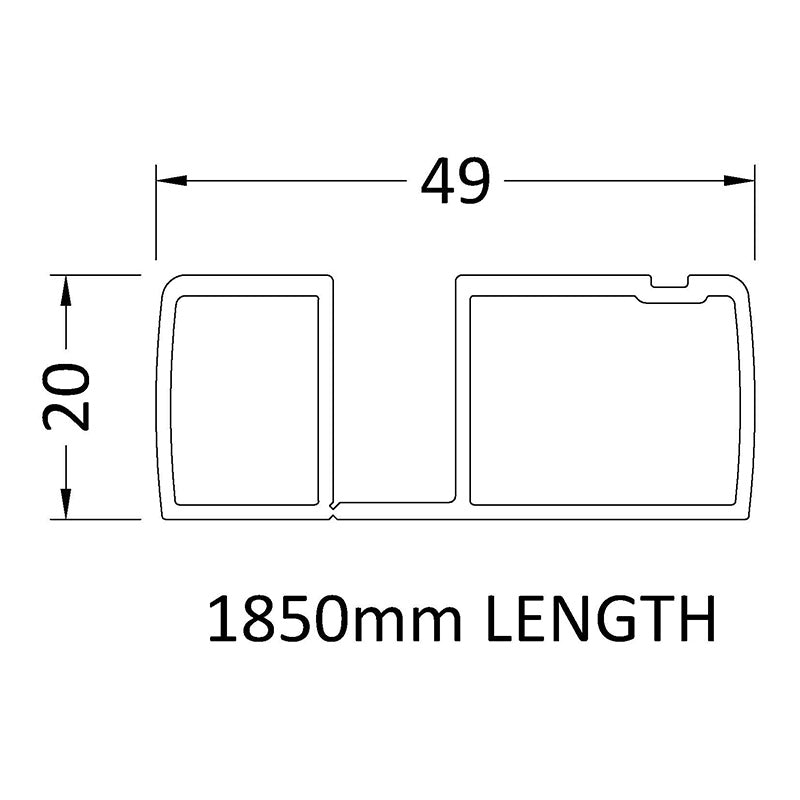 Nuie Profile Extension Kit (1 size, 3 colour) - Brandnew Bathroom