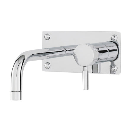 Hudson Reed Tec Single Lever Wall Mounted Basin Bath Filler (Chrome) - Brand New Bathrooms