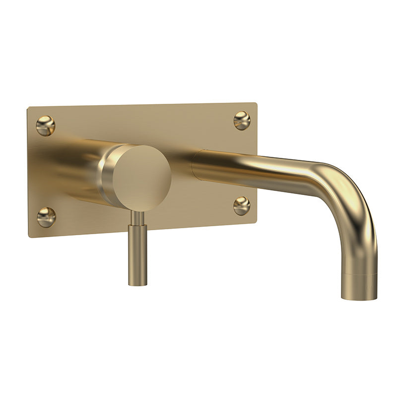 Hudson Reed Tec Single Lever Wall Mounted Basin Bath Filler (1 size, 2 colours) - Brand New Bathrooms