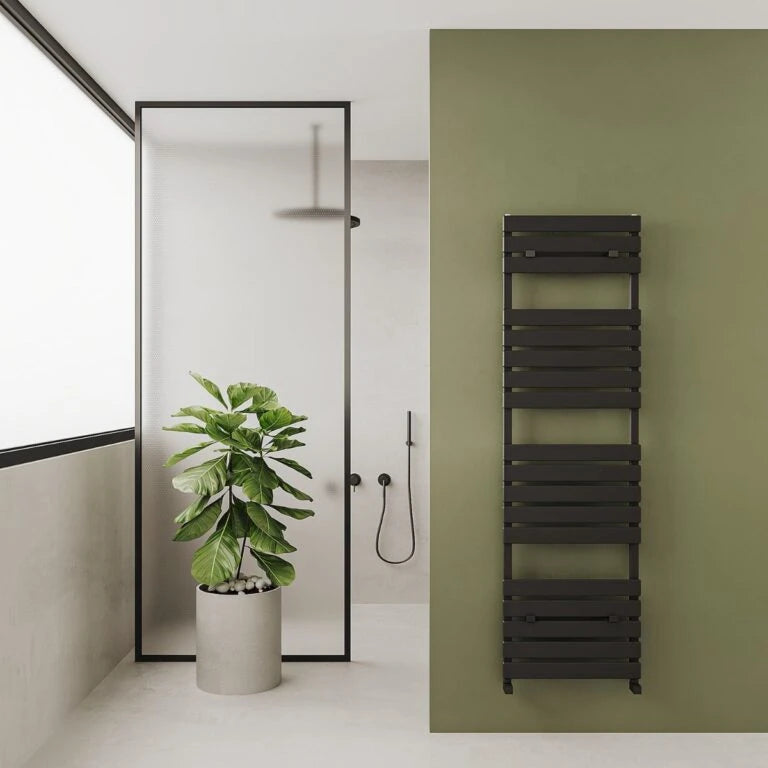 Carisa Plata Bath Aluminium Towel Radiator (3 Sizes) - Brand New Bathrooms