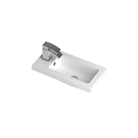 Hudson Reed Fusion Floor Standing Double Door 500mm Compact Vanity Unit & Polymarble Basin (1 size, 5 colours) - Brand New Bathrooms
