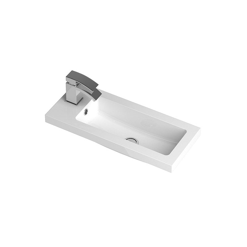 Hudson Reed Fusion Floor Standing 600mm Double Door Vanity Unit & Compact Polymarble Basin (1 size, 5 colours) - Brand New Bathrooms
