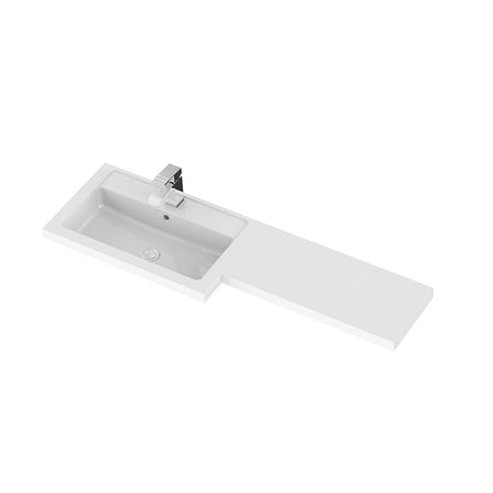 Hudson Reed Fusion Floor Standing Double Door 1200mm Vanity Unit, Basin & WC Unit - Left Hand Combination (1 size, 5 colours) - Brand New Bathrooms