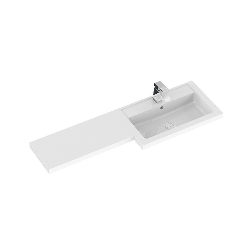 Hudson Reed Fusion Floor Standing Four Door 1200mm Vanity Basin Unit - Right Hand Combination (1 size, 5 colours) - Brand New Bathrooms
