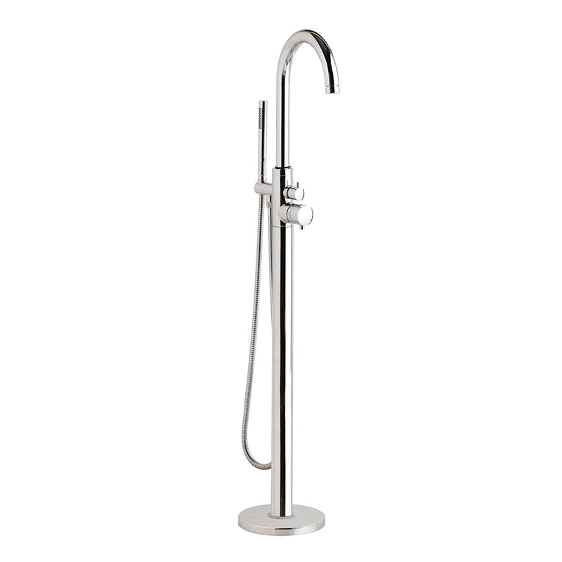 Hudson Reed Tec Lever Taps Floor Standing Bath Shower Mixer (1 size, Chrome) - Brand New Bathrooms
