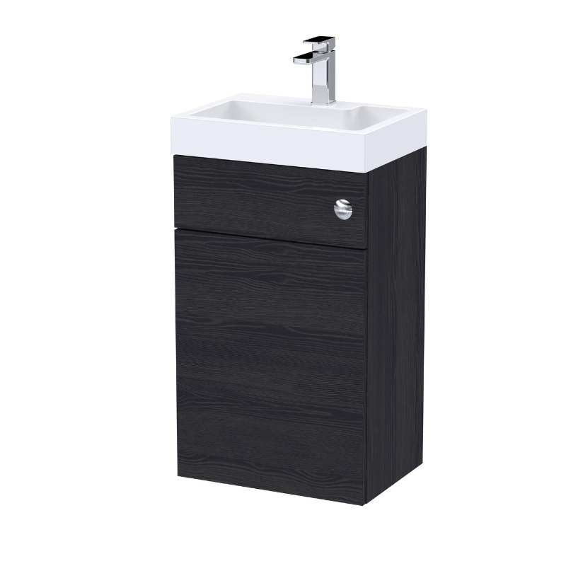 Nuie Athena 2 In 1 Floor Standing Vanity Unit with Basin, WC Unit and Concealed Cistern (2 size, 3 colours) - Brand New Bathrooms