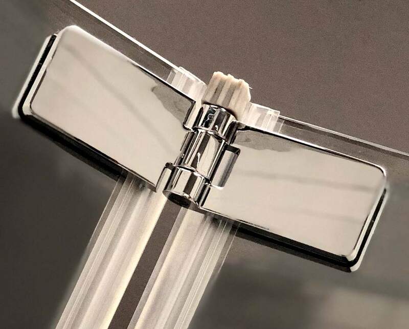 Coram Showers Premier 8 Bi-Fold Shower Door (4 sizes, Chrome) - Brand New Bathrooms