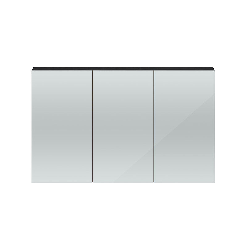 Hudson Reed Quartet Wall Hung Triple Door 1350mm Mirror Cabinet (1 size, 3 colours) - Brand New Bathrooms