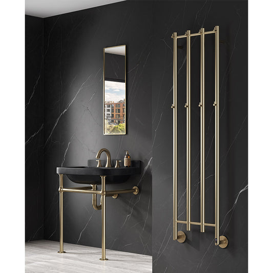 Reina Solara Dry Electric Stainless Steel Towel Radiator (1 size, 4 colours) - Brand New Bathrooms