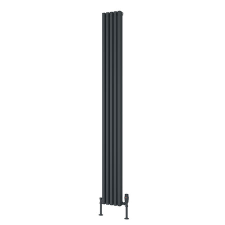 Reina Albano Vertical Aluminium Radiator (6 sizes, 4 colours) - Brand New Bathrooms