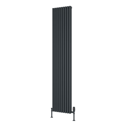 Reina Albano Vertical Aluminium Radiator (6 sizes, 4 colours) - Brand New Bathrooms