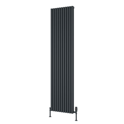 Reina Albano Vertical Aluminium Radiator (6 sizes, 4 colours) - Brand New Bathrooms