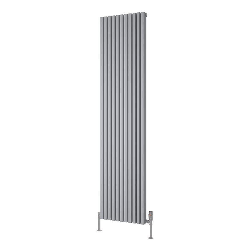 Reina Albano Vertical Aluminium Radiator (6 sizes, 4 colours) - Brand New Bathrooms