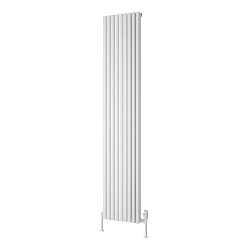Reina Albano Vertical Aluminium Radiator (6 sizes, 4 colours) - Brand New Bathrooms